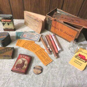 Collector's Cigar Box and Tins